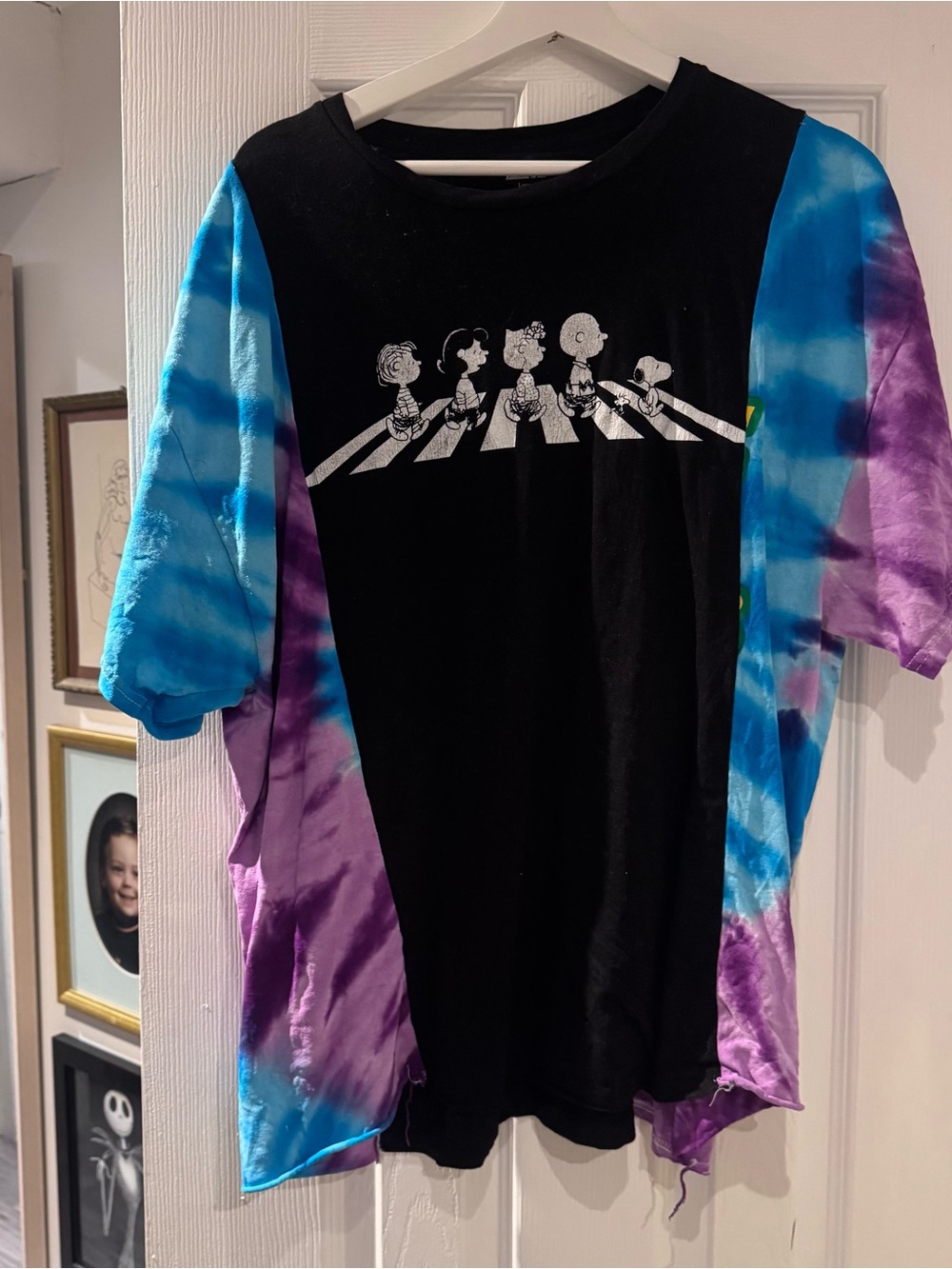 ATB custom cut snoopy Beatles shirt